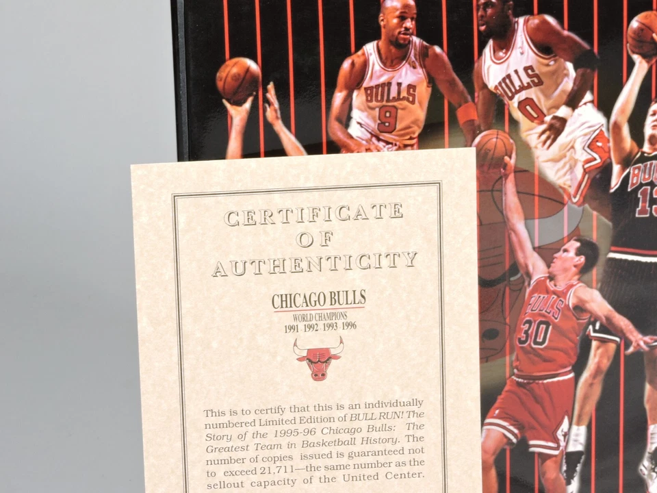 BULL RUN! The Story of the 1995-96 Chicago Bulls - Numbered Edition - Mint - Image 4 of 4