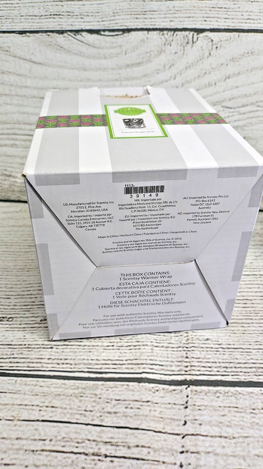 Envoltório aquecedor de videira de metal toscano perfumado - Imagem 3 de 4