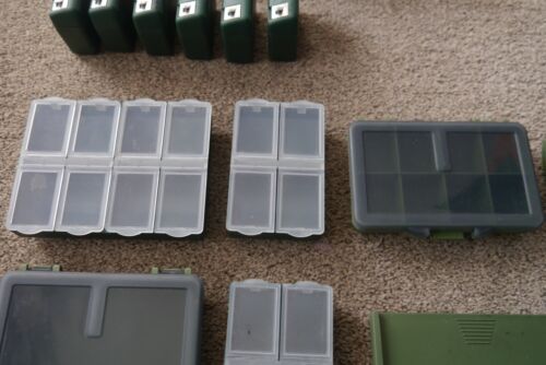 FOX CHUB SPOOL DISPENCERS AND TERMINAL TACKLE BOXES DIVIDERS USED COARSE TACKLE - Picture 5 of 9