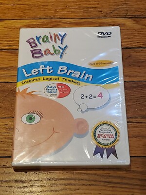Brainy Baby Left Brain/Classical Tunes (DVD, 2003) Sealed