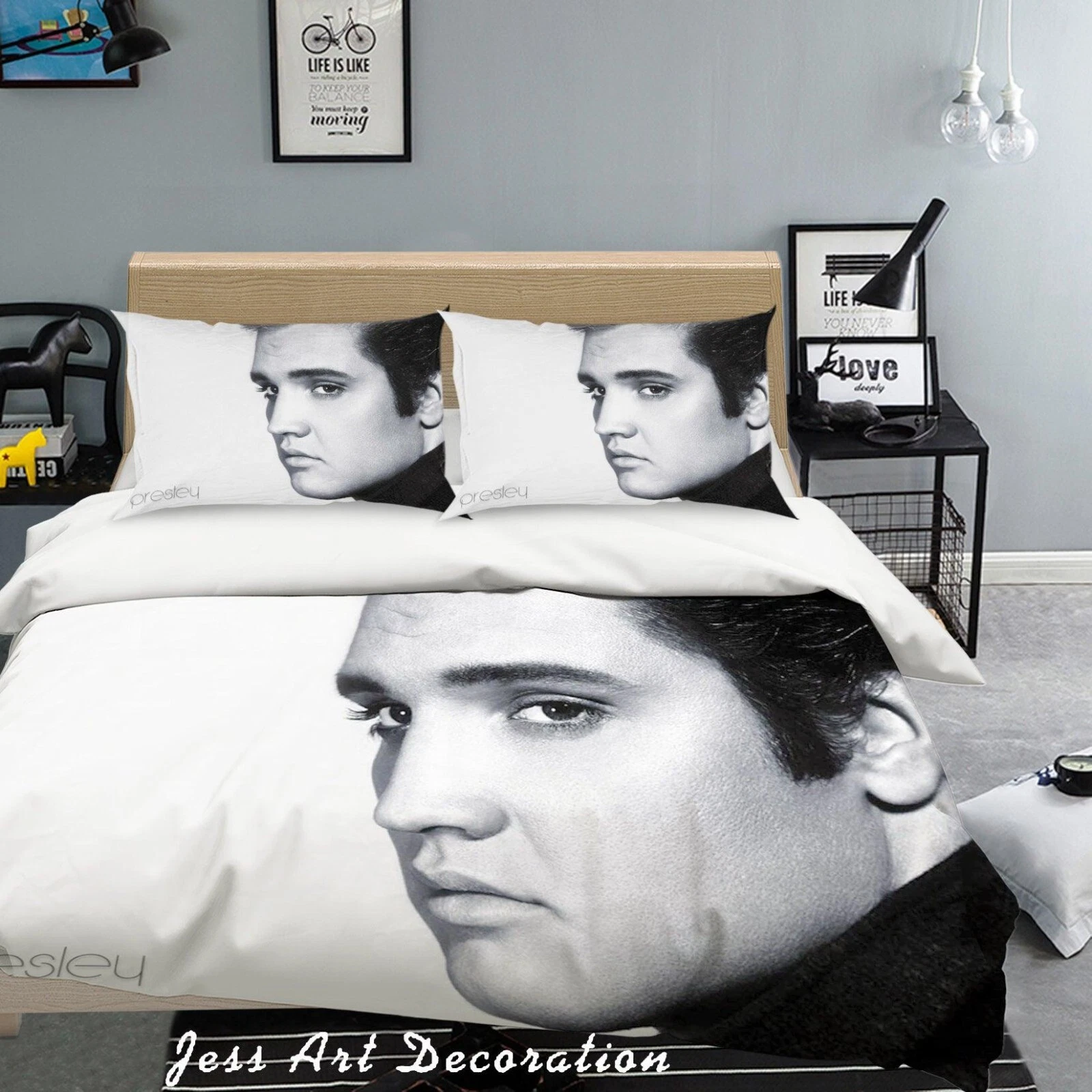 3D Elvis Presley Bedding Set