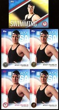 5-Card LOT 2016 Topps Olympic Team MISSY FRANKLIN Base,Bronze,Silver,Gold,OD-11