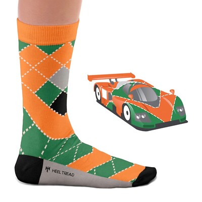 HEEL TREAD Socken im Design ''787B'' - Gr. 41-46 - Race Car Auto Retro Le Mans 787