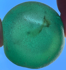 89g GENUINE HUGE 89g Surf Tumbled FORMOSA SEAGLASS 2.4" x .78" collector item