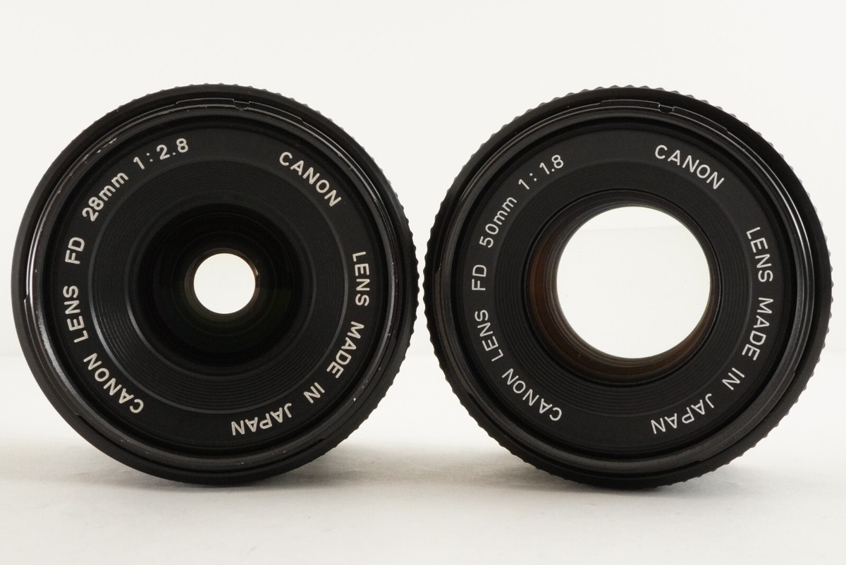 Canon AE-1 PROGRAM Black + NEW FD 50mm F1.8 + NEW FD 28mm F2 Canon AE-1 PROGRAM Black + NEW FD 50mm F1.8 + NEW FD 28mm F2