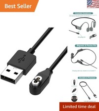 Extra 3.3ft Magnetic Charger for Shokz OpenComm  Aeropex - Quick Charge