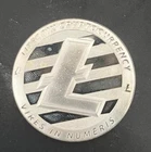 Litecoin 2018 Golden State Mint 1oz .999 SILVER ROUND  BU