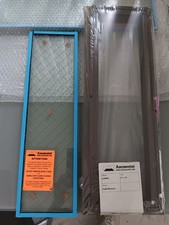 New Anemostat LOPRO Safe Wire Glass 6 x 21 & Calif Bronze 7 x 22 Frame Fast Ship