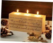 Sympathy Bereavement Gift for Loss of Loved One - Memorial Candle WE LOVE