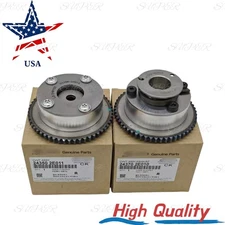 NEW 2PCS Exhaust Intake VVT Timing Camshaft Gear Sprocket for Hyundai Elantra  