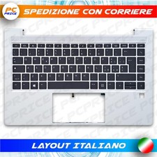 TASTIERA HP ProBook 440 445 G8 440 445 G9 TOPCASE ARGENTO RETROILLUMINATA ITA