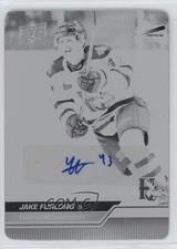 2023-24 Upper Deck CHL Printing Plate Black Auto 1/1 Jake Furlong #103 Auto h1f