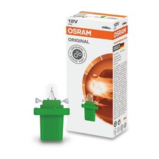 OSRAM GLÜHLAMPE B8 2W INSTRUMENTENBELEUCHTUNG 5D 12V 2722MF STÜCK LAMPEN