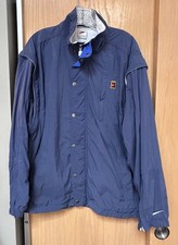 VTG 90s Nike Challenge Court Button Snap Jacket / Vest Mens L Andre Agassi