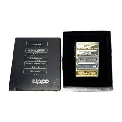 Zippo Bottoms Up 2002 Limited Edition with Box Used Scratches Dirt