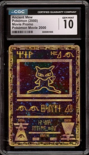 Pokemon Ancient Mew Movie 2000 Promo CGC 10 Gem Mint