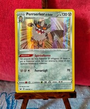 Pokemon Perrserker #128/202 Spada E Scudo Rara Holo Revers Italiano Mint