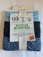 New Hanes Recycled Microfiber Low Rise 3 Pk Bikini Underwear - Size SM Small