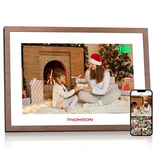 Digital Picture Frame with 4000mAh Battery, Digital Photo Frame WiFi with 32 ...