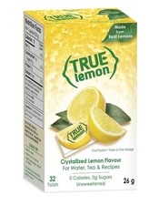 True Lemon Sugar Free On-The-Go Caffeine Powdered Drink Select Size  Flavour .