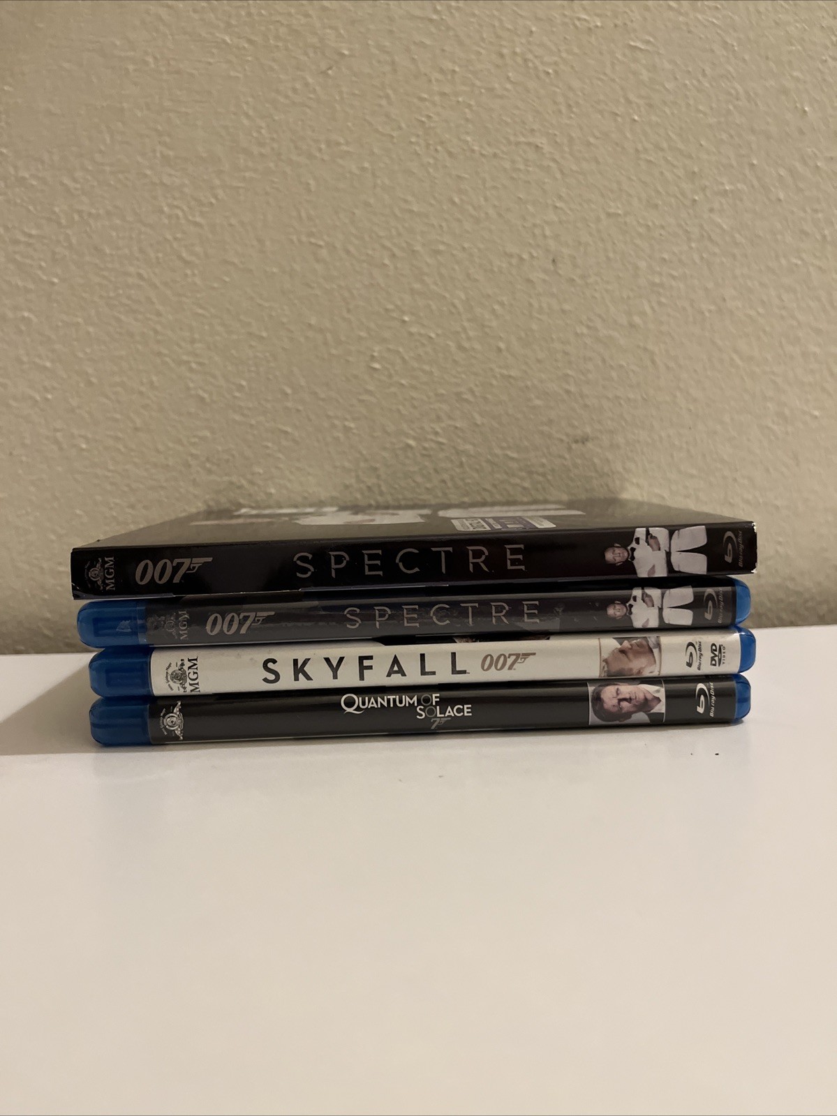 James Bond 007 3 Blu Ray Lot - Spectre , Quantum Of Solace & Skyfall - Region A