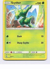SCYTHER 5/68 UNCOMMON HIDDEN FATES POKEMON NM