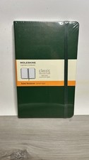 NEW Moleskine Notebook, Ruled, Hard Cover, Myrtle Green, Large 8.25x5 Unopened