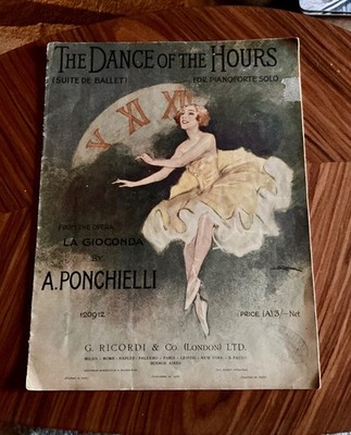 DER TANZ DER STUNDEN, Suite de Ballet Klavier Solo, Noten G. Recordi, 1928
