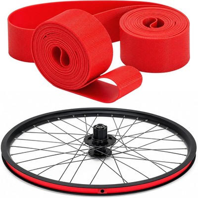 2 Pack Bicycle Rim Liner Rim Tape 26 Inch Bike Rim Strip, High Pressure & Punctu