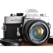  Near Mint- Tested MINOLTA SRT 101 35mm SLR Film Camera  MC 50mm F1.4 JAPAN