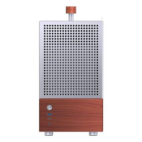 Jonsbo T6 Midi Tower Legno, Argento (Jonsbo T6 Mini-ITX Case - Silver) - Immagine 4