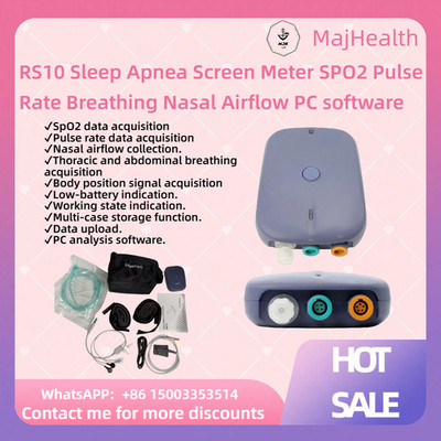 Professional Home Sleep Apnea Tester-Tracks Spo2,Heart Rate&Nasal Airflow (RS10)