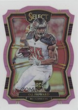 2017 Panini Select Premier Level Die-Cut Pink Prizm 3/4 OJ Howard #110 3wl
