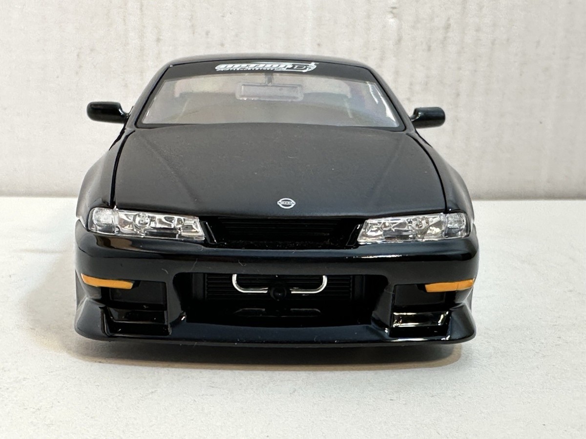 JADA OPTION D 1998 NISSAN 240SX (S-14) BLACK 1:24 DIECAST MODEL