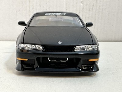 JADA OPTION D 1998 NISSAN 240SX (S-14) BLACK 1:24 DIECAST MODEL
