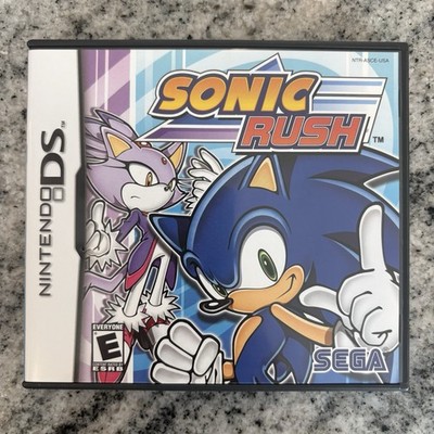Sonic Rush (Nintendo DS, 2005) Complete In Box & Tested - Authentic 