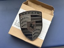 Genuine Porsche Turbonite Hood Crest Emblem Kit Limited Edition Oem 95c853601a