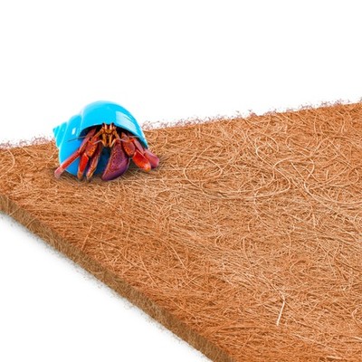SunGrow Coco Fiber Hermit Crab & Reptile Carpet, Gecko Terrarium Natural 