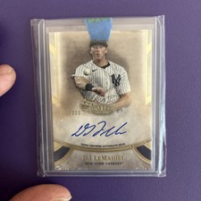 2021 Topps Tier One Prime Performers 276/300 DJ LeMahieu #PPA-DLE Auto 13u1