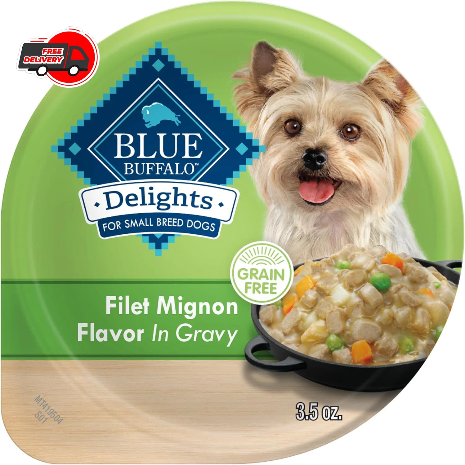 Blue Buffalo Divine Delights Filet Mignon Wet Dog Food for Small Breeds 12 Cups
Opens in a new windo