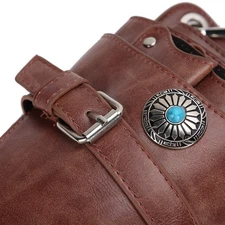 Barber Scissor Pouch Holster With Belt Hairdressing Waist Holder Case Bag Br OMO