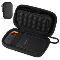 AMFUN Hard Drive Case, Portable External Hard Drive Case for SanDisk Extreme/San