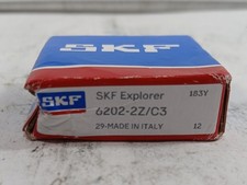 1 NEW SKF 6202-2Z/C3 15X35X11mm DEEP GROOVE BALL BEARING NIB  MAKE OFFER  