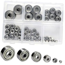 60 Pcs 6-Size 625ZZ 624ZZ 623ZZ 693ZZ 683ZZ 682ZZ Deep Groove Ball Bearings