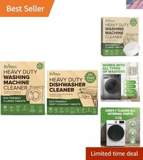 Powerful Deep Cleaning Tablets for Washing Machines Dishwashers - Odor-Free