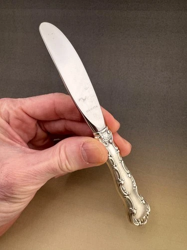 Strasbourg Gorham Hollow Handled Individual Butter Spreader 6-1/4" Nice!