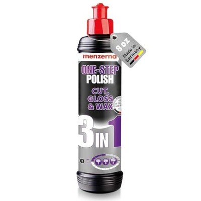 menzerna One-Step Polish 3in1 I Medium Cut with High Gloss Finish 8oz