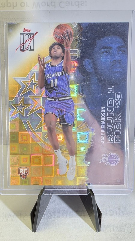 2026 Topps Signature Class Jase Richardson Rookie #121 Round 1 Pick 25 Magic