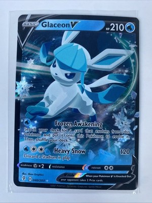 Glaceon V #40 Pokemon Evolving Skies