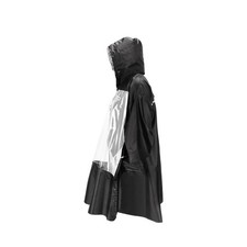 Proaim Black Waterproof Unisex Rainwear Poncho for Video  Audio Gear